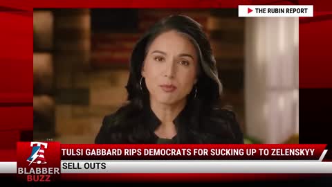 Tulsi Gabbard RIPS Democrats For Sucking Up To Zelenskyy