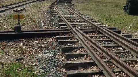 OUR RAIL SPUR IS ALMOST DONE! STEAM ENGINE AND TENDER CAN NOW DRIVE INTO SHOP TOGETHER