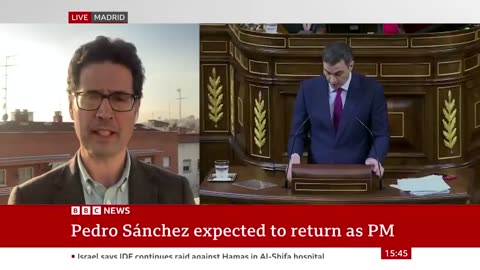 Spain's Pedro Sánchez wins new term as prime minister - BBC News