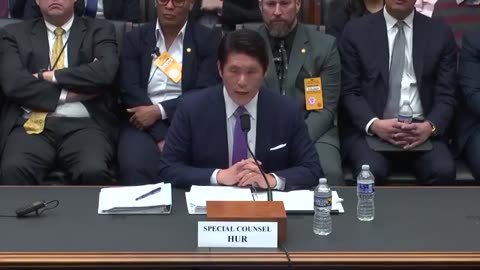 Special Counsel Robert Hur testifies that he did *not* exonerate President Joe Biden.