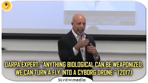 "Anything biological can be weaponized". And it is - DARPA expert