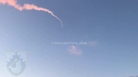 Ukrainian Buk AA missile system shoots down a russian drone