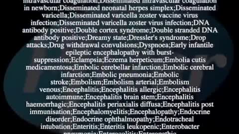 Pfizer's List Of The Side Effects Associated With Their mRNA Vaccine