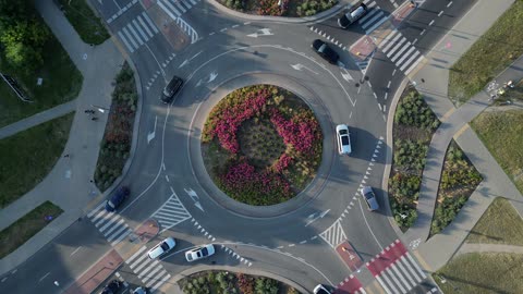 Amazing road and cars traffic