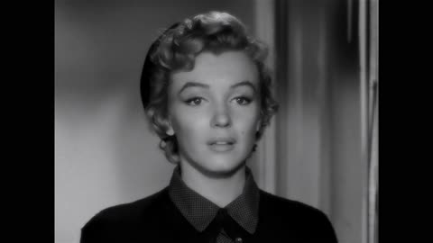 Marilyn Monroe 1952 Don't Bother to Knock I like Being In a Hotel 4k