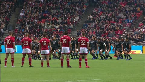 Maori All Blacks Haka at sold-out BC Place in Vancouver