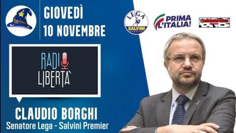 🔴 27ª Puntata della rubrica "Scuola di Magia" di Claudio Borghi su Radio Libertà (10/11/2022).