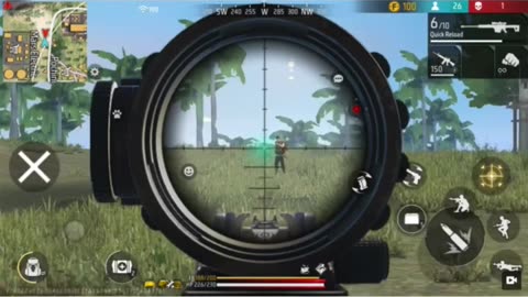 Sniper shots 😧😧 free fire