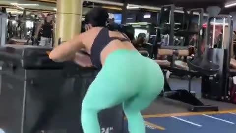 Hot Norah Losse weight workout at gym