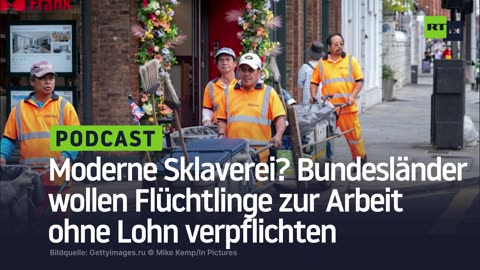 Verknappt bezahlte Jobs, drückt Löhne - Völkerrechtsbruch, modernster Sklavenhandel!