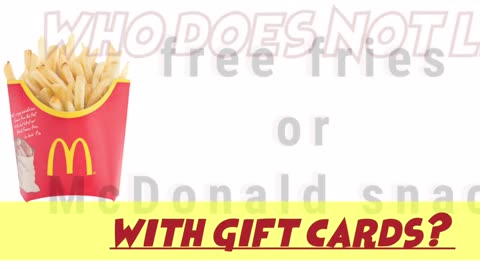 Get a $100 Mcdonald's Gift Card