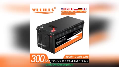 New 12V 24V 48V 100Ah 200Ah 280Ah 300Ah LiFePo4