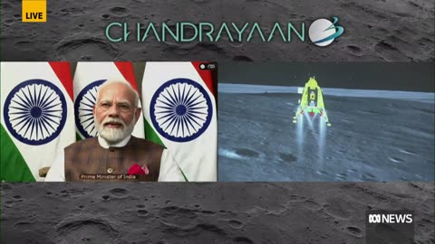 India’s historic moon landing as Chandrayaan-3 touches down near South Pole | The World