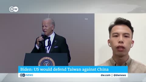 Biden says US would defend Taiwan if China attacks _ DW News