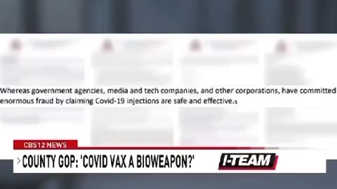 Finally 💉on mainstream media - Florida, Brevard County ~ Covid19 💉☠️