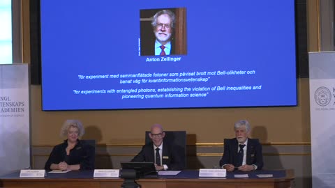 Austrian physicist Anton Zeilinger 'shocked' after winning Nobel Physics Prize | AFP