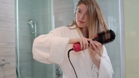 How to Dry and Straight you hair .