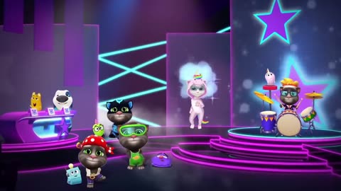 🥁 Drumming Superstars TALENT SHOW 🥁 My Talking Tom 2