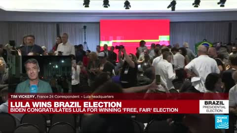 'This is a fraud': Bolsonaro's supporters react after leftist Lula wins Brazil vote • FRANCE 24