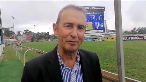 Trainer Dean Kannemeyer on Daily News 2000 winner Craig Zackey