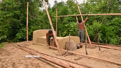 Build Craft Villa And Bamboo Swimming Pools [Full Video]