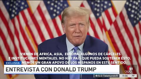 Trump Tells Telemundo What It's Like In Courtroom