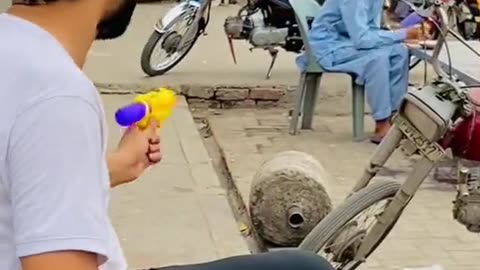 Water gun prank | funny prank video