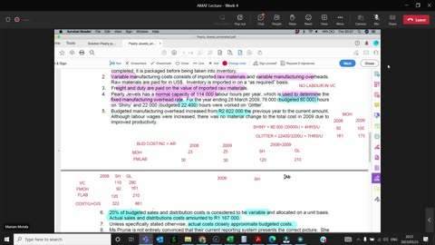 Advance Management Accounting and Finance