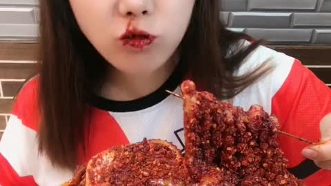 ASMR eating Spicy Seafood 🔥🔥🔥