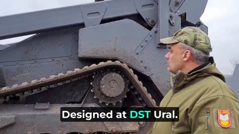 Russian robotic demining complex with remote control "DST-Ural"