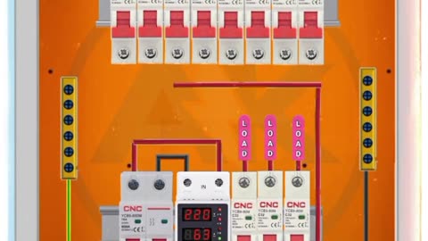 Single Phase Distribution Borad Wiring