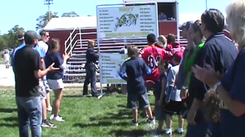 Peewee Football Team Demonstrates The Domino Effect