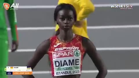 Fatima Diame | Long Jump | 2023 European Indoor Championships