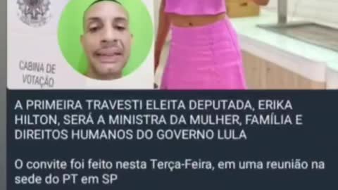 Ministra travesti? Porque?