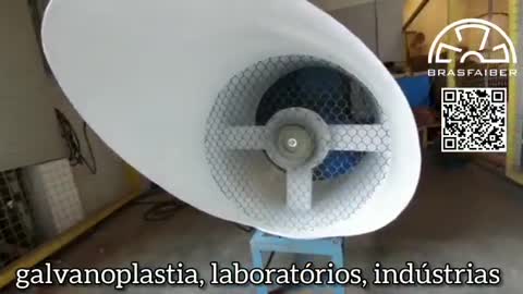 Exaustor para Gases Corrosivos | Brasfaiber Brasil