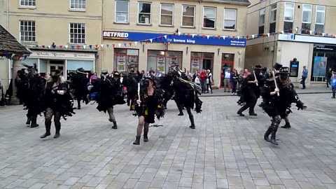 Beltane Border Morris - Brimfield - Chippenham Folk Festival June 2012