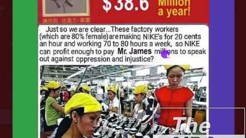 Wages Nike Pays Workers vs Lebron James