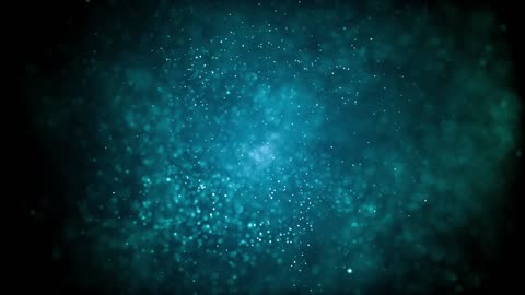 Light Illuminating Blue Glitter Particles | 4K Relaxing Screensaver (Josu Relax)