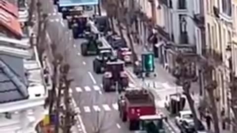 Farmers are back in Brussels protesting against the EU climate policies.