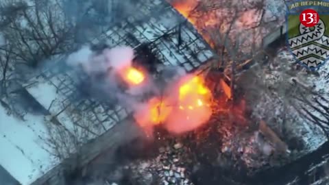 Drone follows till last minute Russian tank seeking to hide in warehouse -this’s what it did to tank