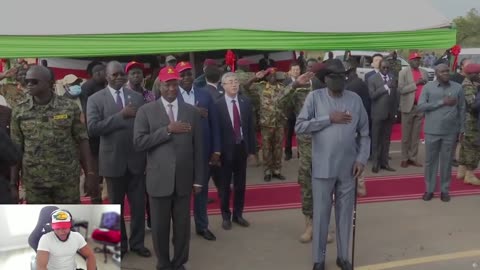 President of South Sudan Pees His Pants In Public Reaction Video