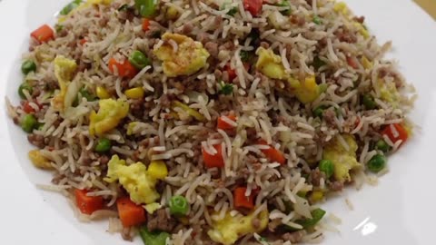 Keema fried rice