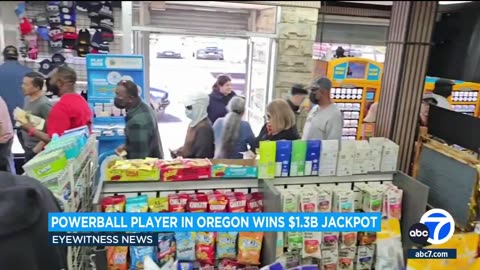 Powerball player in Oregon wins $1.3 billion jackpot