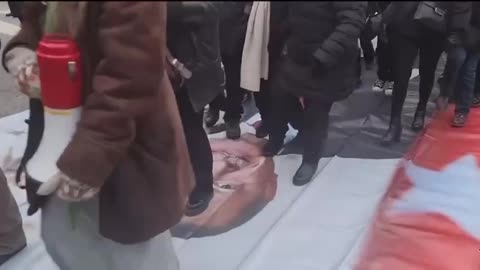 Swedes Stepping On Erdogan Poster(Hes Face)