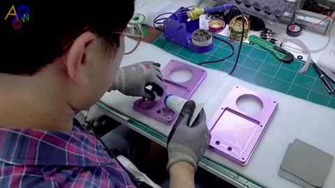 Process of Making High End Stereo Speaker. Wonderful Sound Engineer of Korea