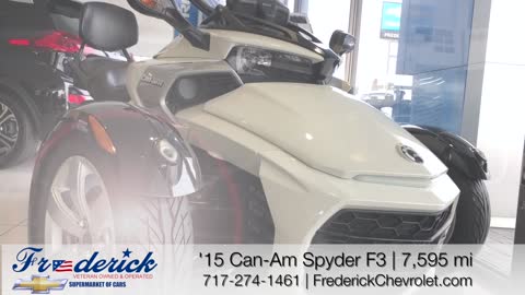 2015 Can-Am Spyder F3 - 7,595 Miles | Call 717-274-1461