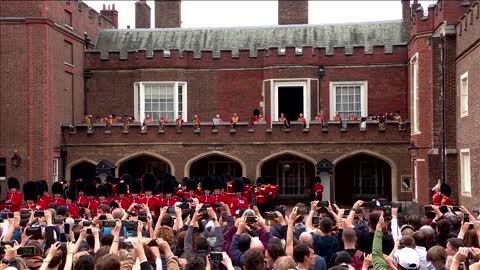 Charles III proclaimed King from palace balcony