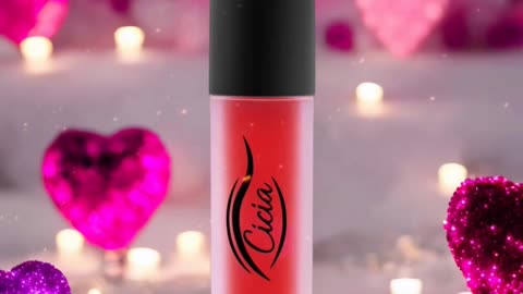 Cicia Premium Red Lip Oil - Cherry Moisturizing and Nourishing Glossy Finish | Lip Care Treatment