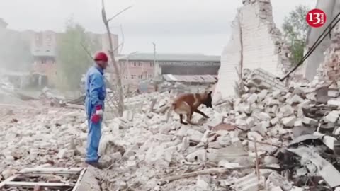 New footage from the site of explosion and destruction in Moscow