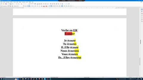 French 7: verbs in ER